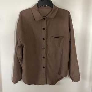 Cute button up corduroy shirt!